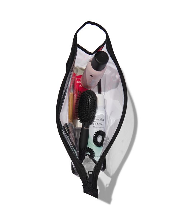 trousse de toilette transparente 8x30x20 - 11890620 - HEMA