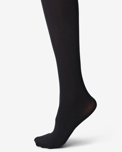 collants pour dames 100 deniers coton noir noir - 4072120BLACK - HEMA