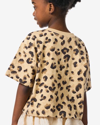 Kinder-T-Shirt aus Jersey mit Leopard sandfarben - 30858105SAND - HEMA