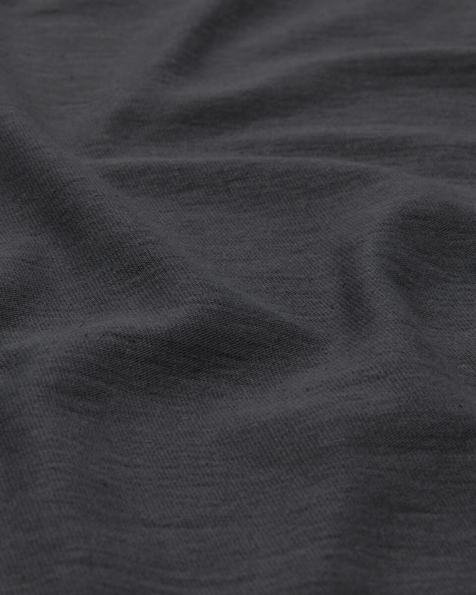 drap-housse coton jersey 90 x 200 cm gris foncé 90 x 200 - 5140003 - HEMA