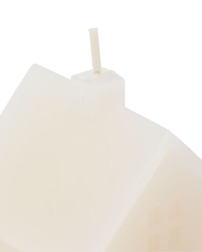 Formkerze Haus, 6 &times; 5,9 &times; 8,4 cm, wei&szlig; - 25100225 - HEMA