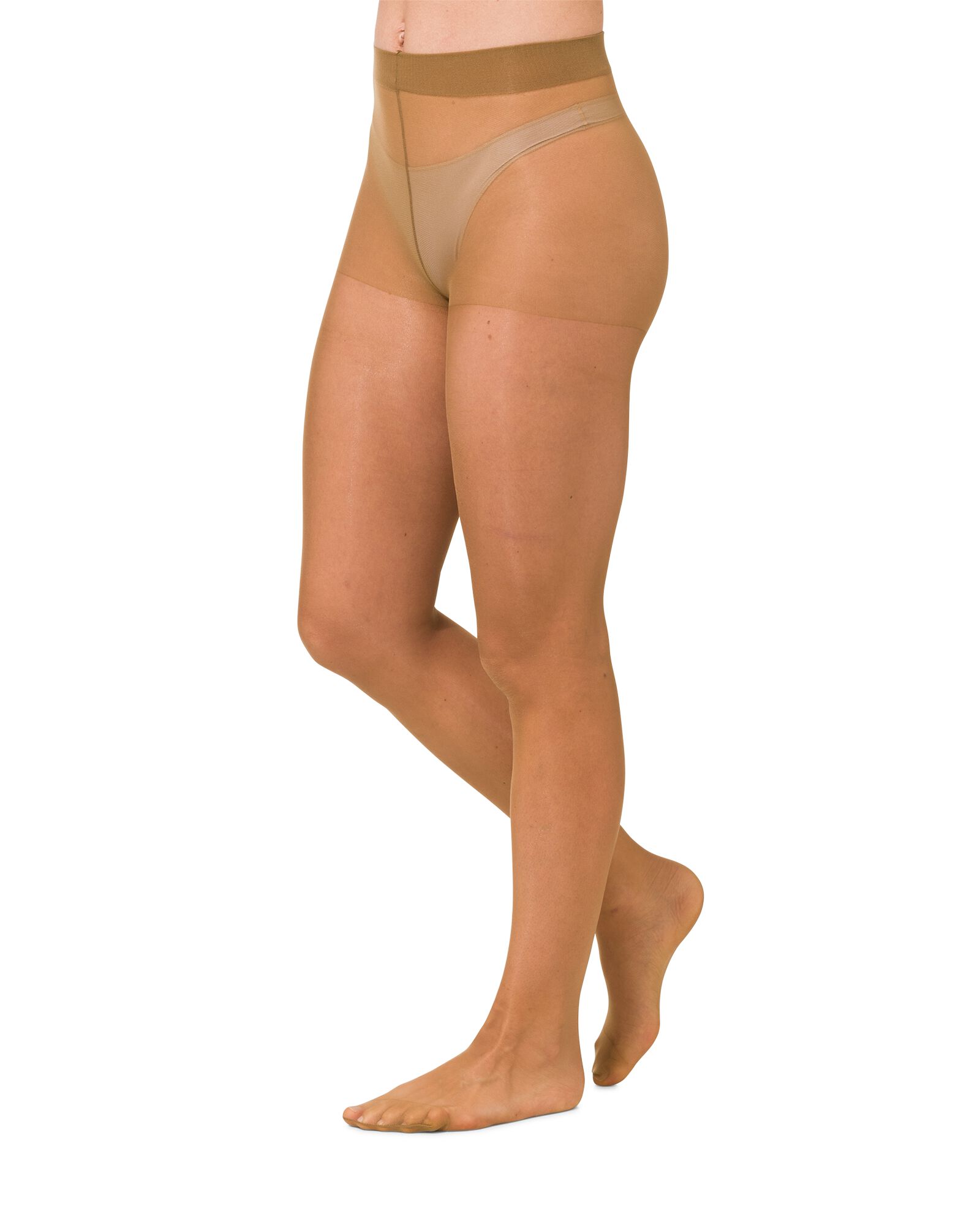 HEMA 4-pak Glans Pantys 20 Denier Beige (beige)