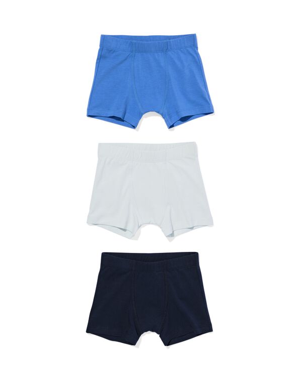 Kinder-Boxershorts Baumwolle &ndash; 3 St&uuml;ck blau blau - 19200170BLUE - HEMA