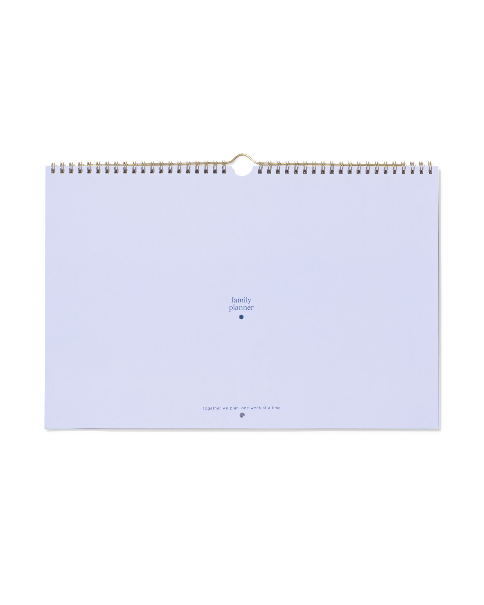 agenda familial 37x25 cm bleu clair - 14103716 - HEMA