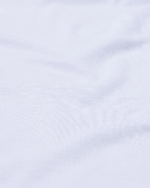 hoeslaken topmatras - jersey katoen wit wit - 1000013975 - HEMA
