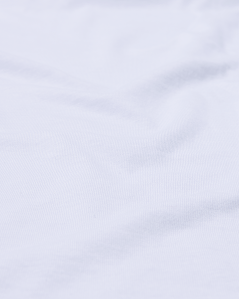 drap-housse surmatelas-jersey coton blanc blanc - 1000013975 - HEMA