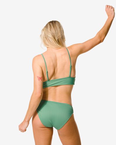 haut de bikini triangle 3-en-1 femme vert clair M - 22310853 - HEMA