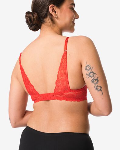 Vorgeformter Push-up-BH mit B&uuml;gel rot rot - 21870180RED - HEMA