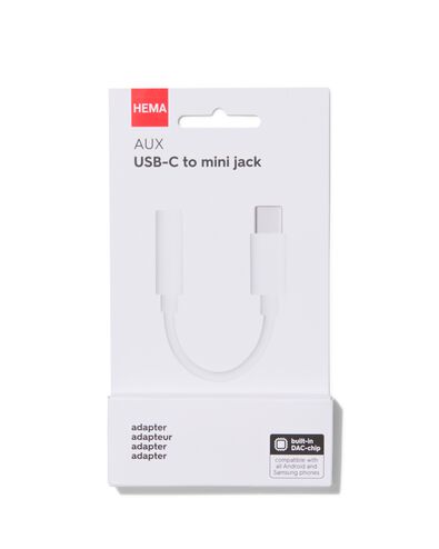 Adapter, USB-C auf 3.5 mm Klinke - 39630161 - HEMA