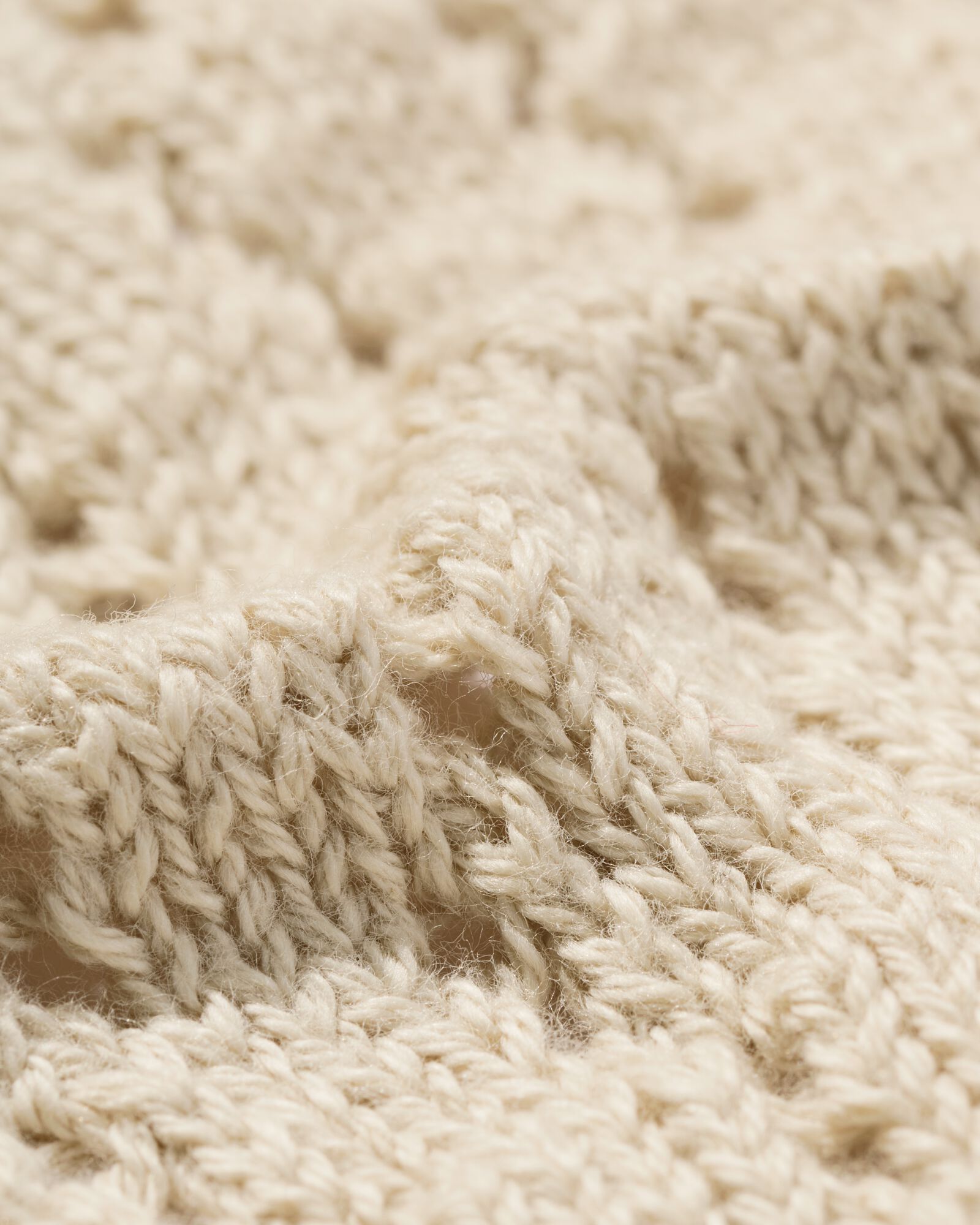 newborn jumpsuit gebreid zand zand - 33451120SAND - HEMA