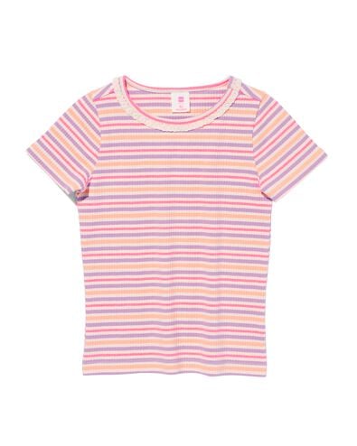 t-shirt enfant avec côtes multicolore multicolore - 30824502MULTICOLOUR - HEMA