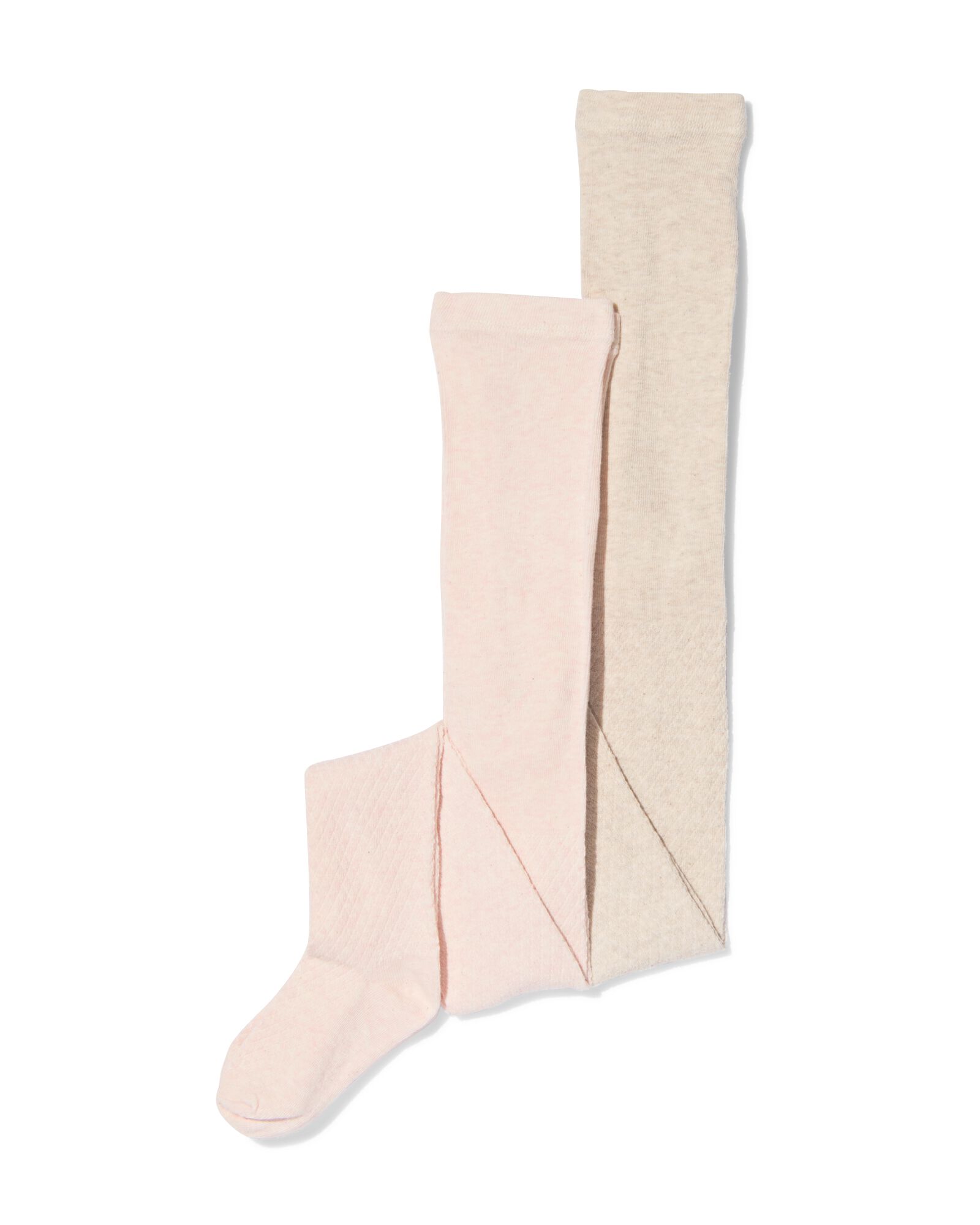 collant enfant structur&eacute; - lot de 2 rose p&acirc;le rose p&acirc;le - 4310600LIGHTPINK - HEMA