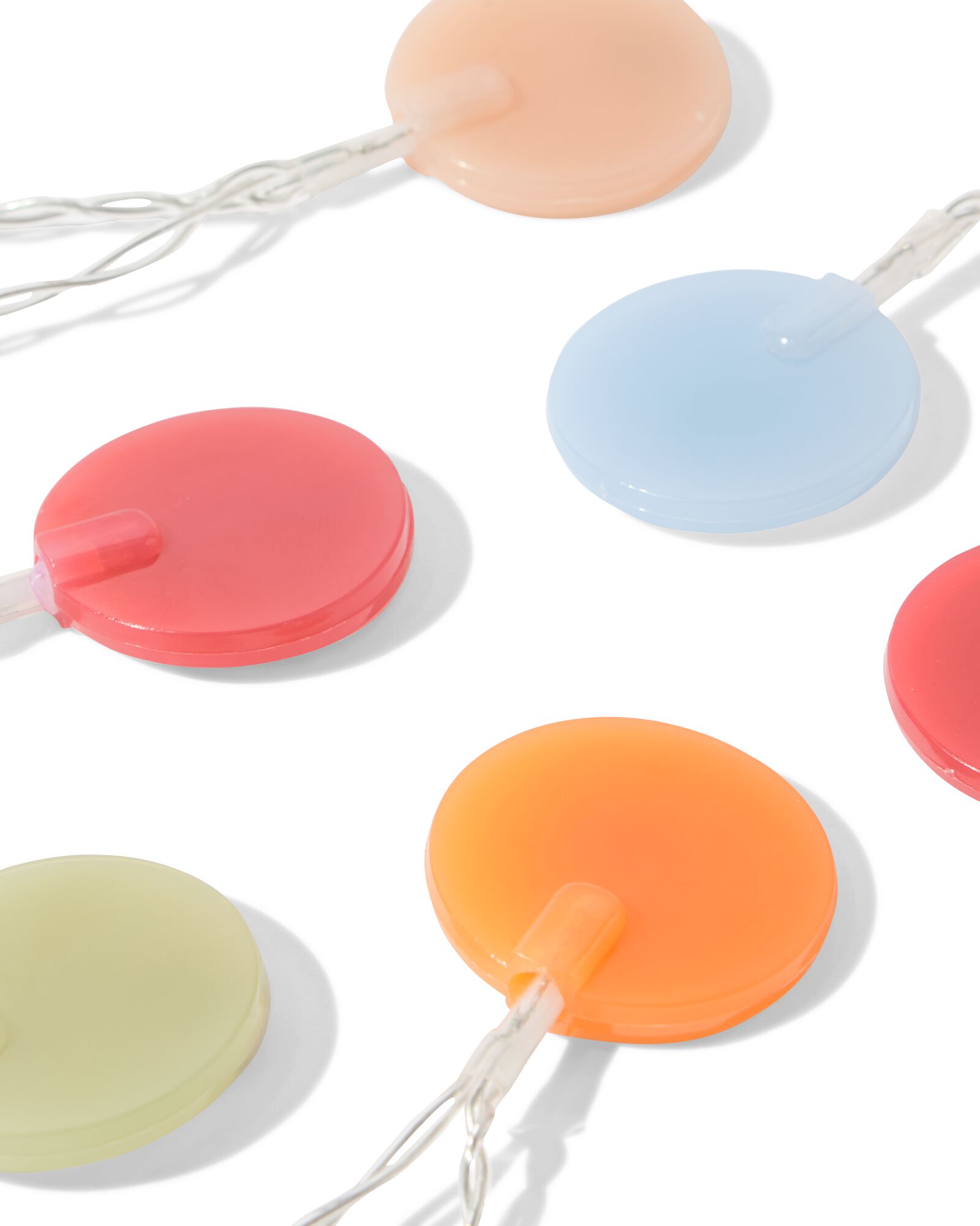 lichtsnoer solar 8.95m met 18 lampjes kleur voor buiten - 41800162 - HEMA