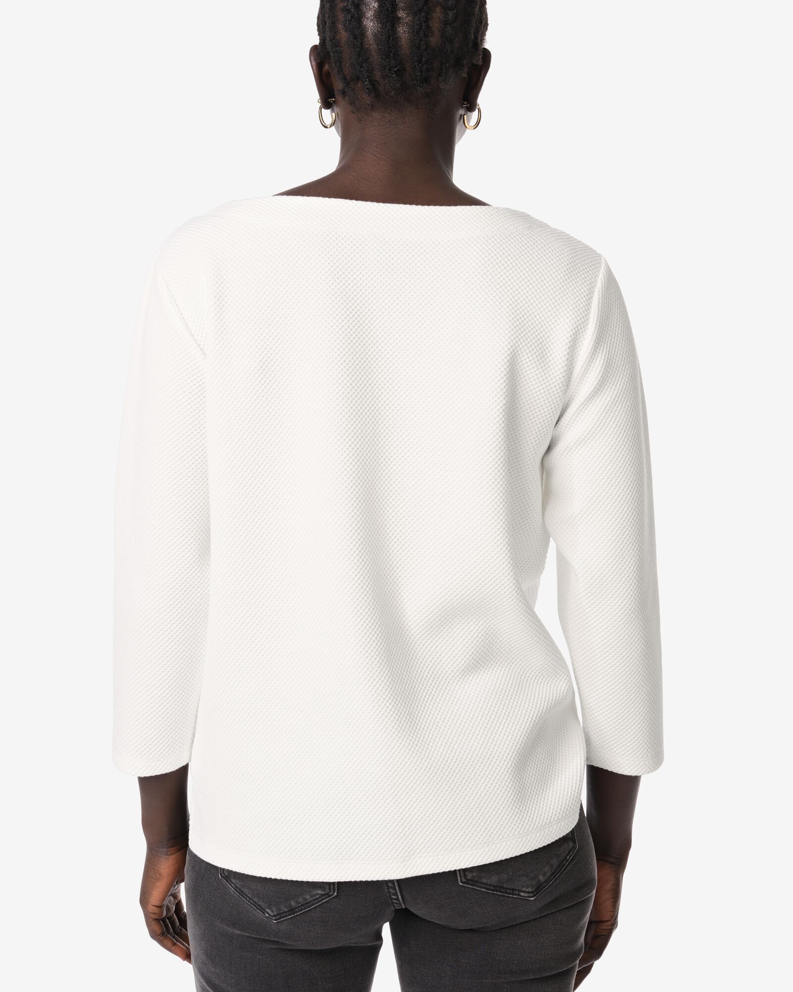 damesshirt Kacey wit wit - 36362060WHITE - HEMA