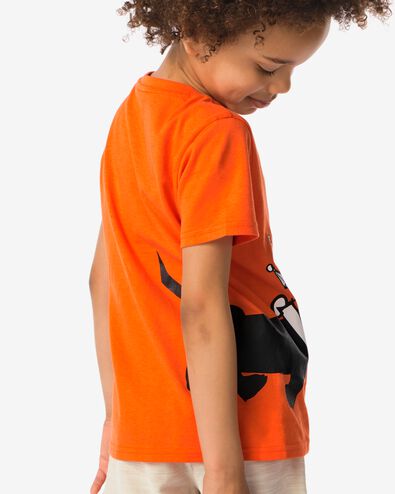 Kinder-T-Shirt, Takkie orange 122/128 - 30784459 - HEMA