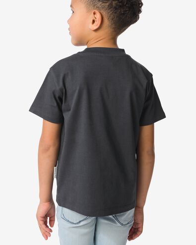 t-shirt enfant Takkie gris fonc&eacute; gris fonc&eacute; - 30713701DARKGREY - HEMA