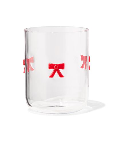 waterglas 380ml met figuurtje strik - 25600089 - HEMA