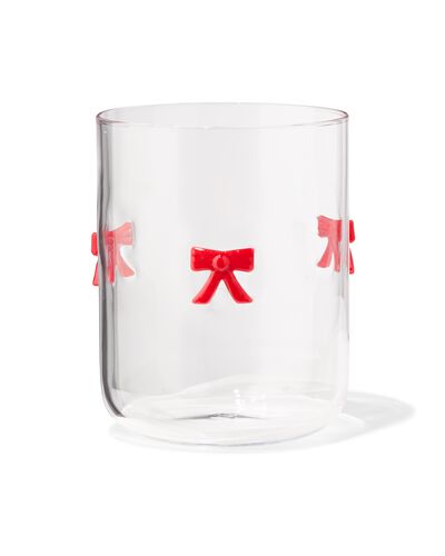 waterglas 380ml met figuurtje strik - 25600089 - HEMA