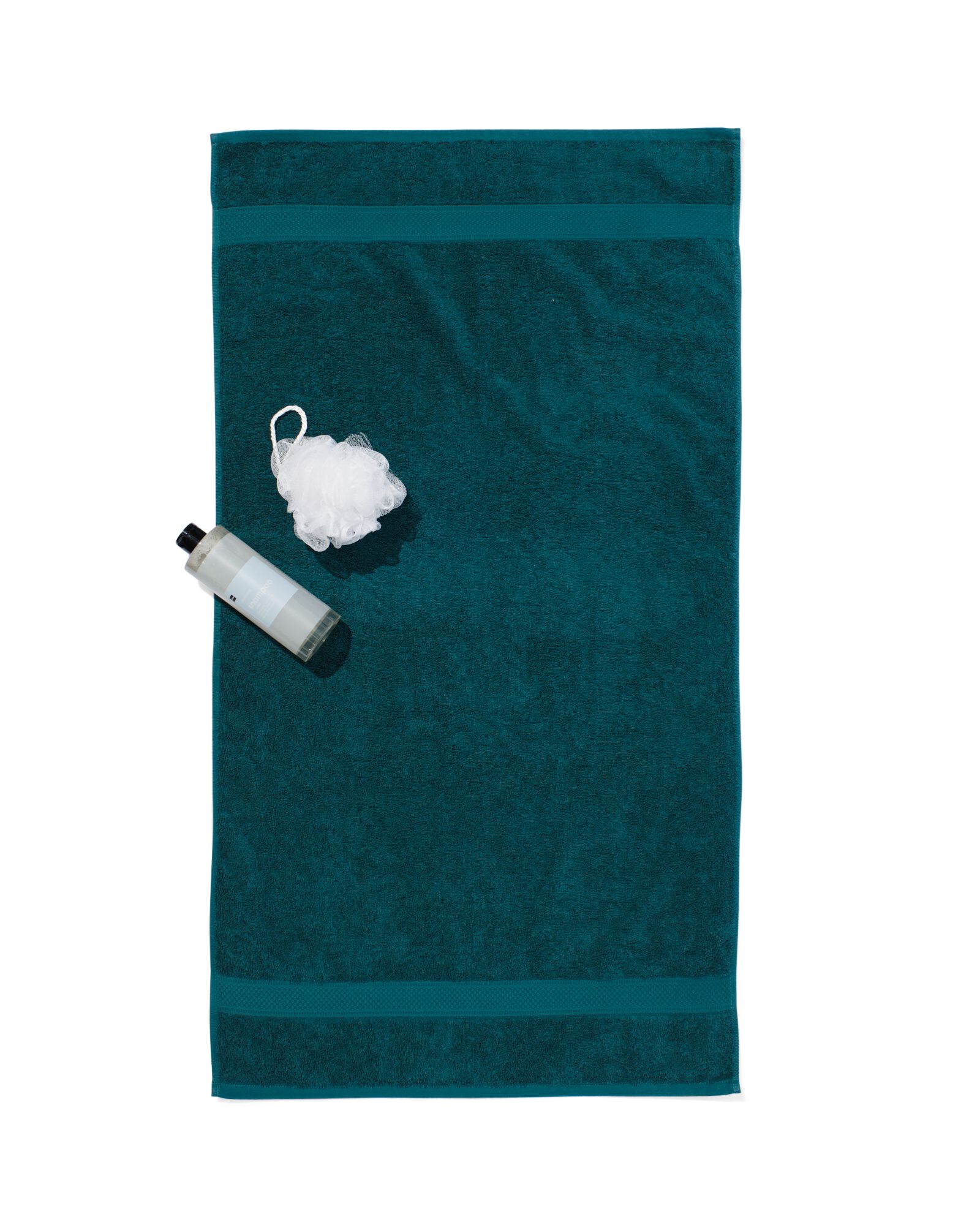 serviette de bain de qualit&eacute; &eacute;paisse vert fonc&eacute; serviette 60 x 110 - 5220014 - HEMA