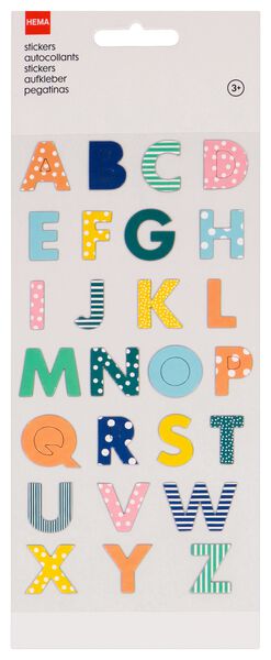 stickers 3D alfabet - 15970049 - HEMA