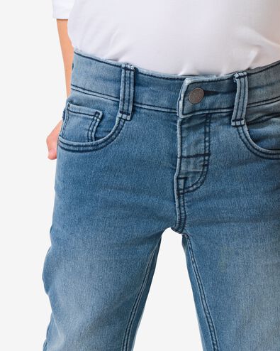 kinderbroek jogdenim skinny fit middenblauw middenblauw - 30776003MIDBLUE - HEMA