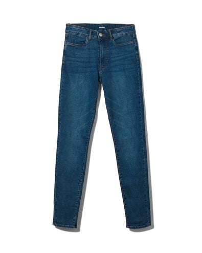 Damen-Skinnyjeans mittelblau mittelblau - 1000018243 - HEMA