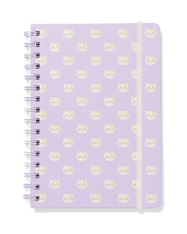 carnet de note A5 lign&eacute; chats - 14102202 - HEMA