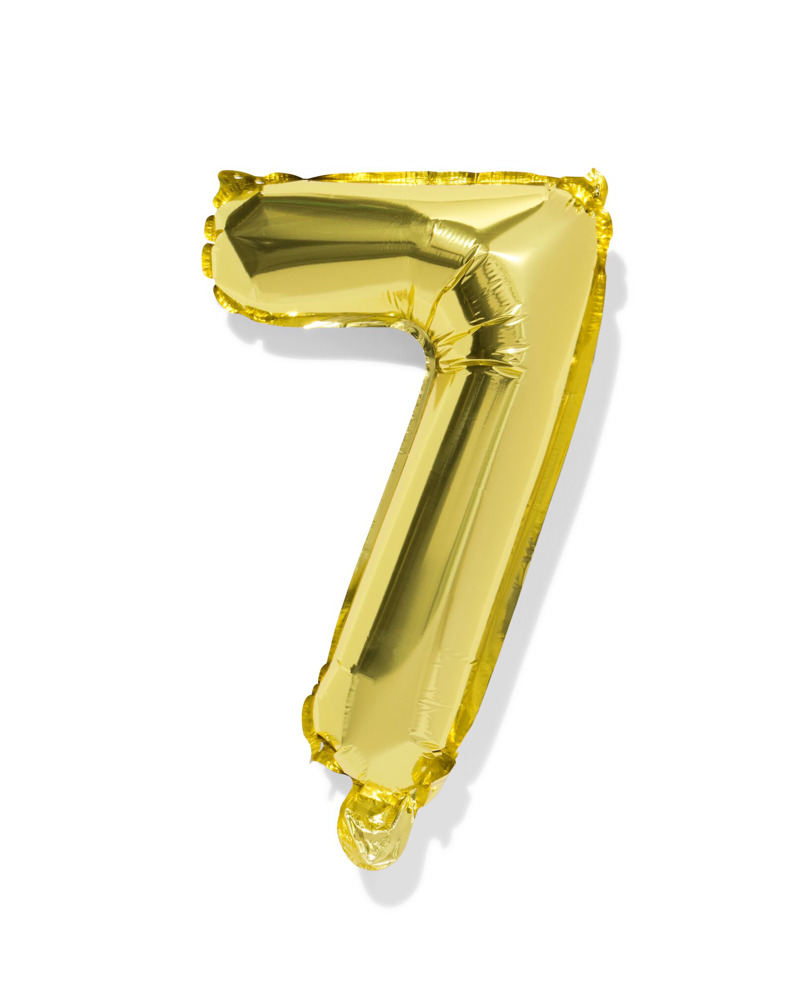 folieballon cijfer 7 30cm goud - 14260028 - HEMA