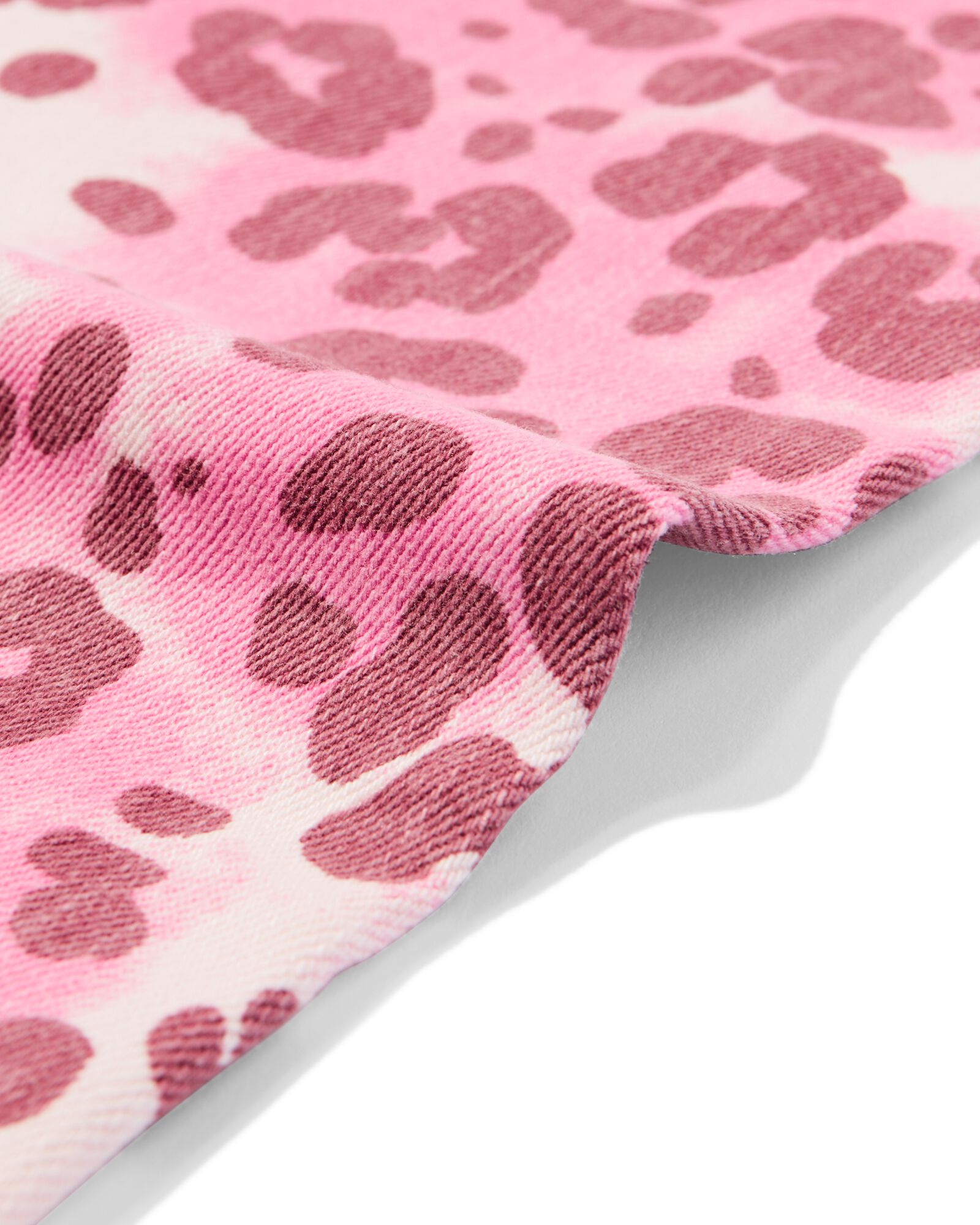 kinderjeans wijd dieren roze roze - 30838404PINK - HEMA