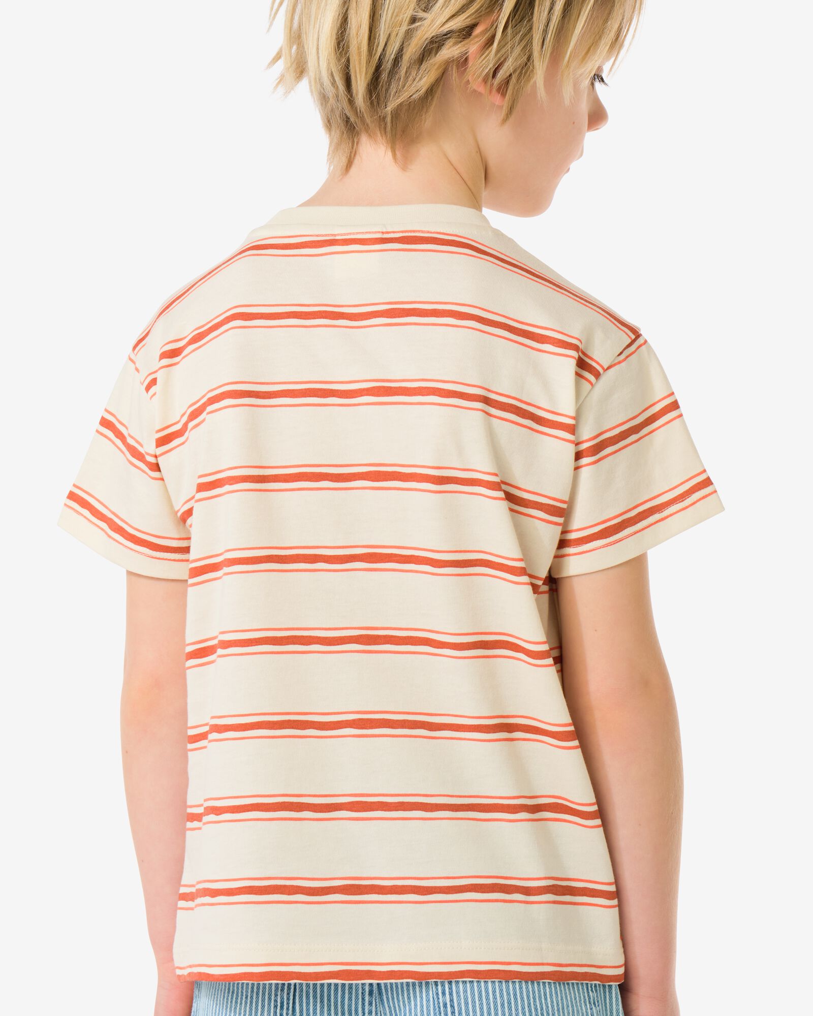 t-shirt enfant rayures arbres - lot de 2 vert vert - 30717017GREEN - HEMA