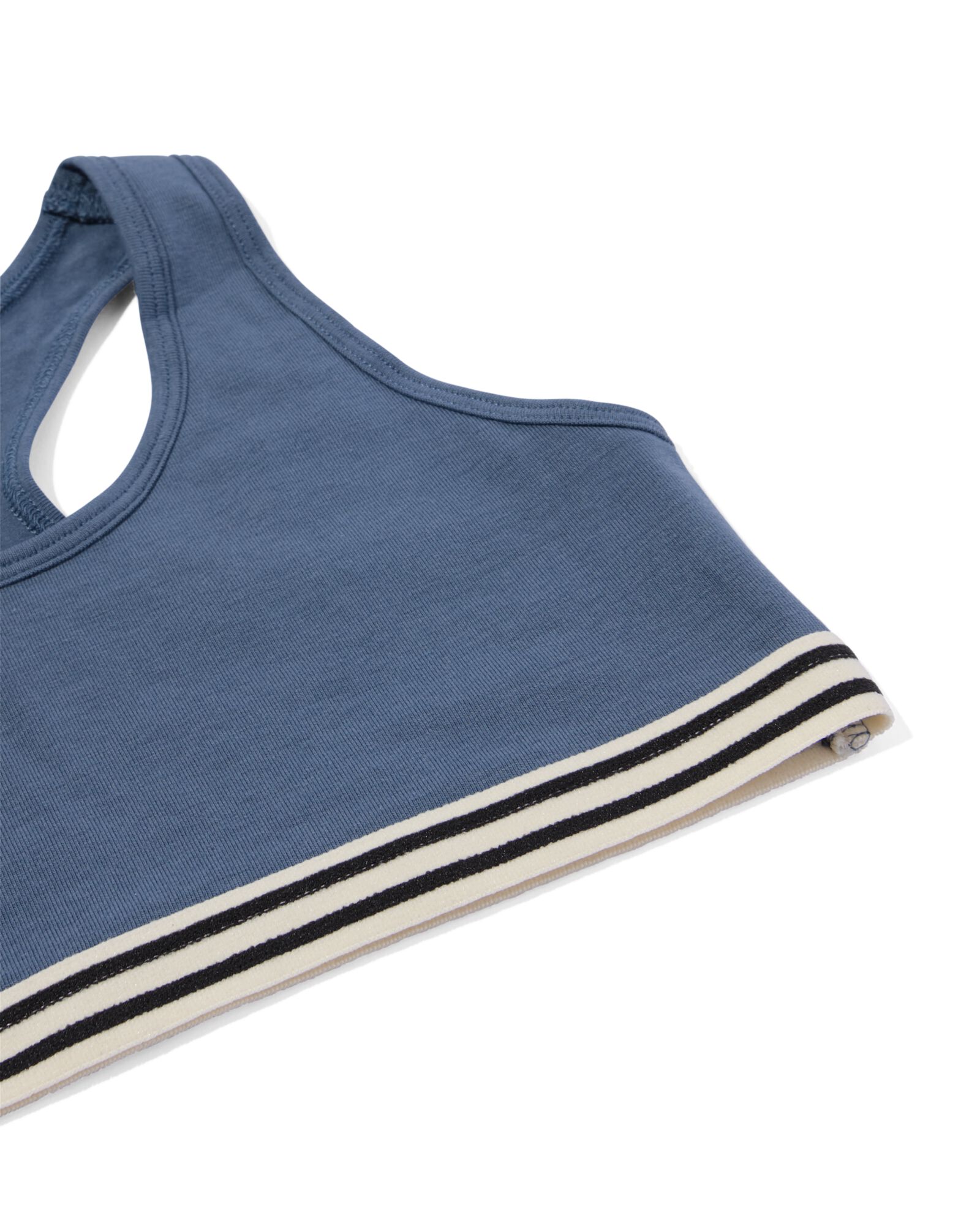 2er-Pack Kinder-Bustiers, Baumwolle/Elasthan schwarz - 19310160BLACK - HEMA