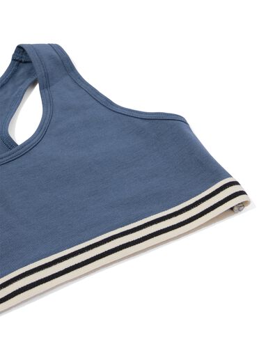 2er-Pack Kinder-Bustiers, Baumwolle/Elasthan schwarz - 19310160BLACK - HEMA