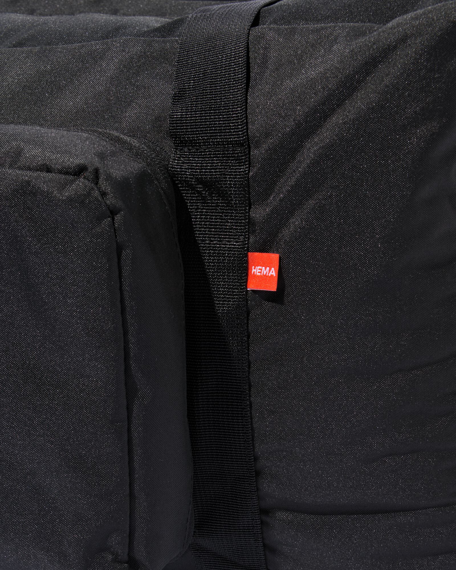 sac &agrave; dos pliant 54x35x19 rpet noir - 18640068 - HEMA