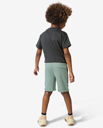 kindershort regular fit groen groen - 30715204GREEN - HEMA