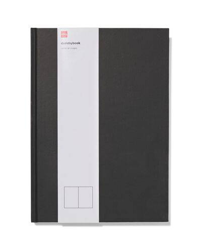 carnet vierge A4 noir - 14130023 - HEMA