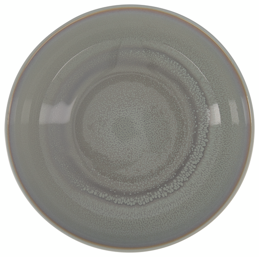 bol à salade - 24 cm - Helsinki - émail réactif - gris clair - 9602020 - HEMA