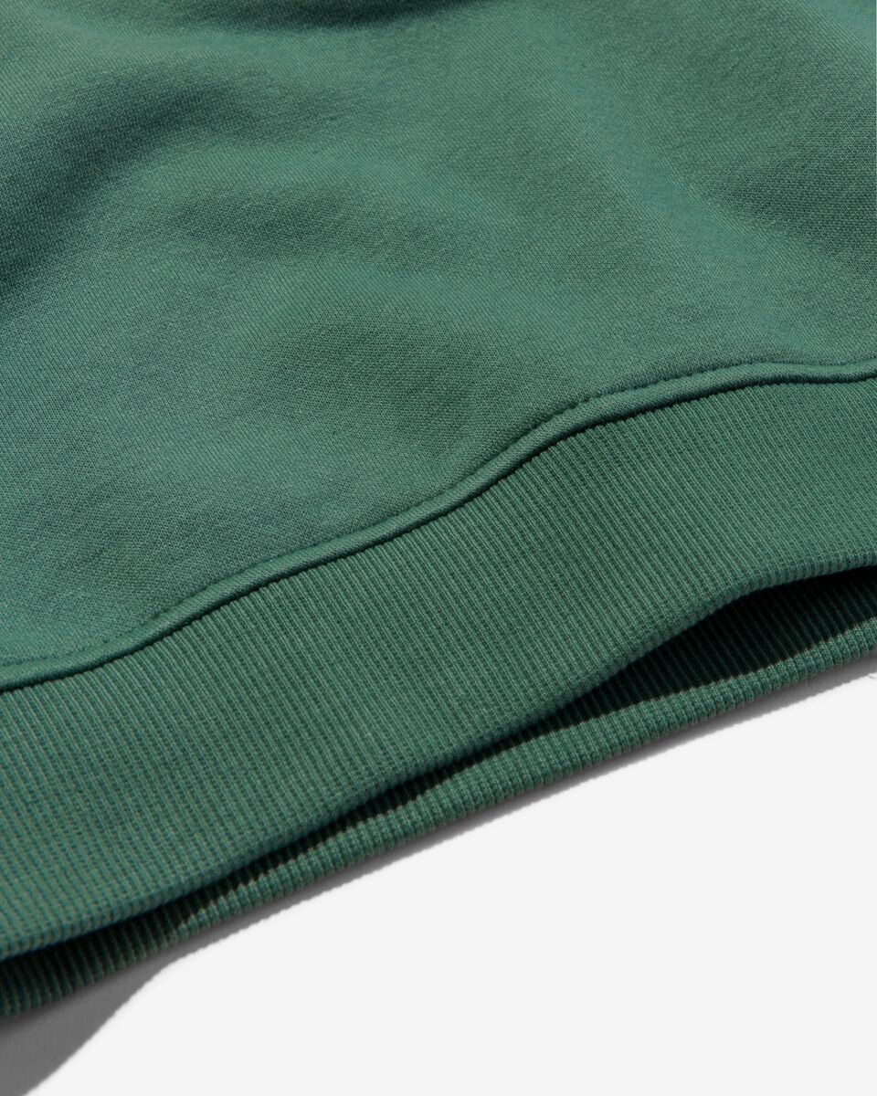 Kinder-Sweatshirt, Colorblocking grün 158/164 - 30759969 - HEMA