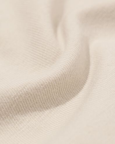 t-shirt femme slim fit col en v sable sable - 36310960SAND - HEMA