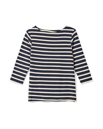 Damen-T-Shirt Cara, gestreift blau - 36300690BLUE - HEMA
