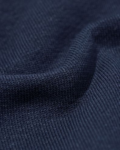 herentrui Daryl regular fit sweatstof donkerblauw donkerblauw - 2148130DARKBLUE - HEMA