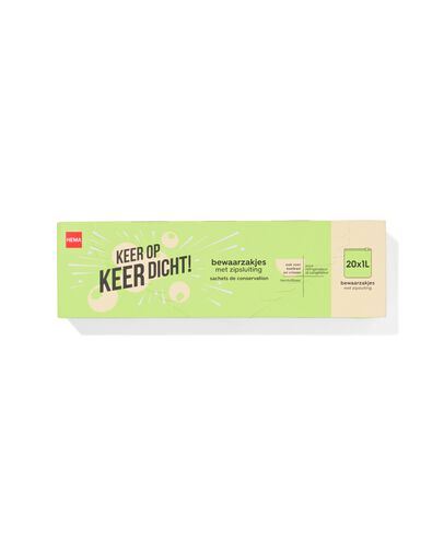 20 sacs refermables - 20510042 - HEMA