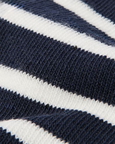 5 paires de chaussettes enfant avec du coton bleu foncé 39/42 - 4320145 - HEMA