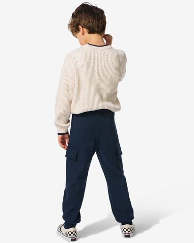 pantalon enfant cargo coupe classique bleu fonc&eacute; bleu fonc&eacute; - 30711808DARKBLUE - HEMA