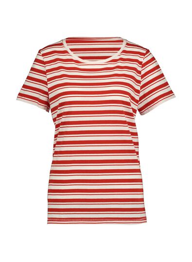 Damen-T-Shirt rot rot - 1000014336 - HEMA