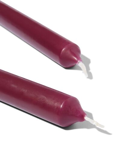 12 bougies longues &Oslash;2.2x29 rouge fonc&eacute;&nbsp; donkerrood 2,2 x 29 - 13503286 - HEMA