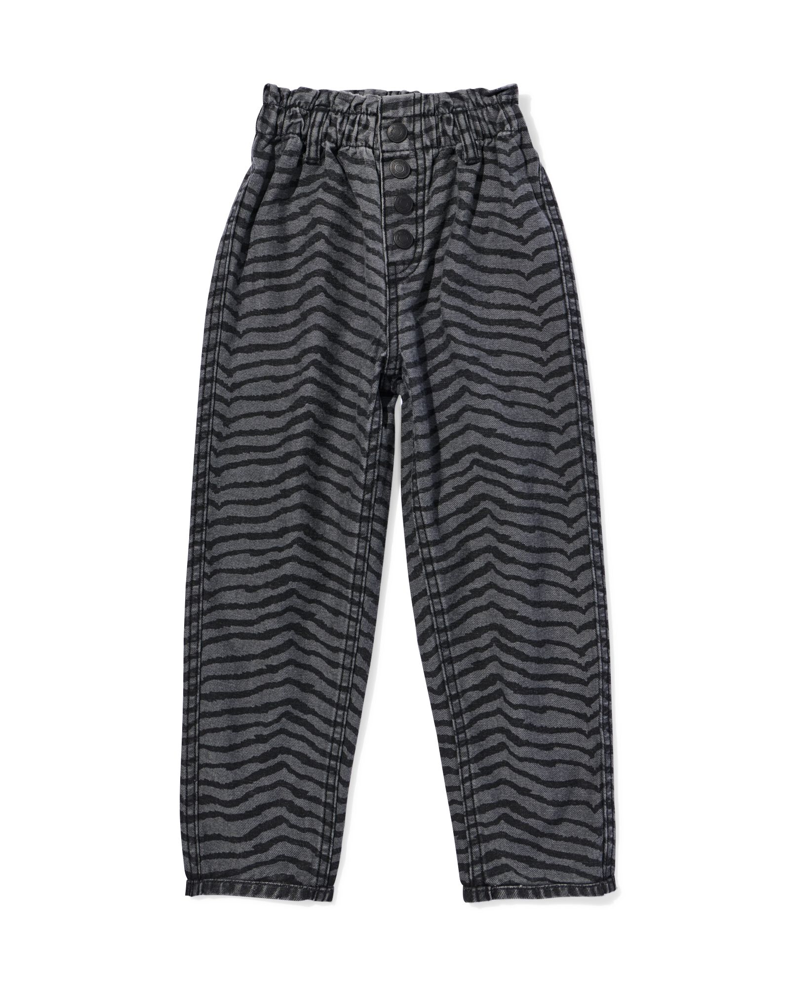 Kinderjeans wendbar, einfarbig und bedruckt schwarz - 30813806BLACK - HEMA