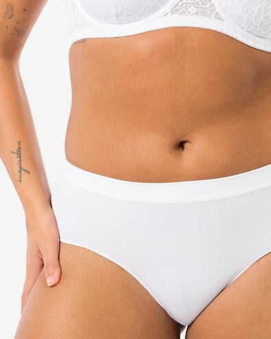 Damen-Hipster nahtlos aus Microfaser wei&szlig; wei&szlig; - 1000002262 - HEMA