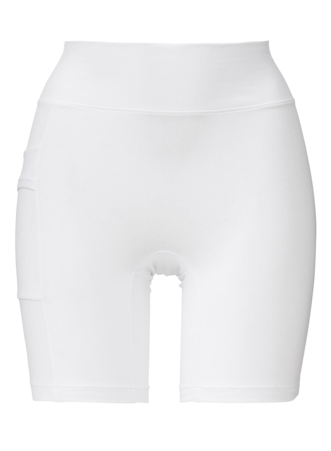white womens biker shorts