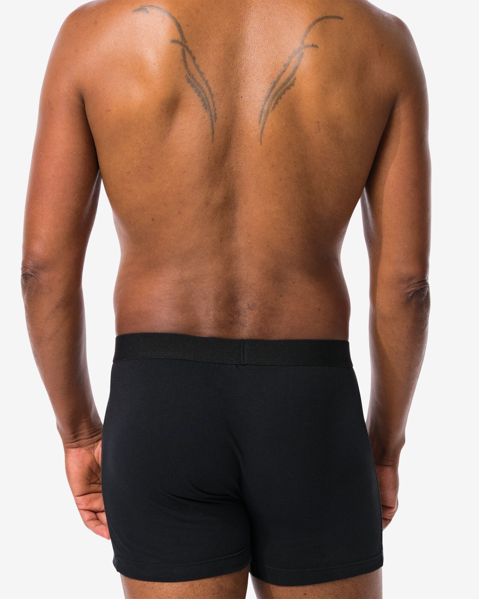 lekvrij boxer katoen kort voor licht urineverlies zwart zwart - 19160330BLACK - HEMA