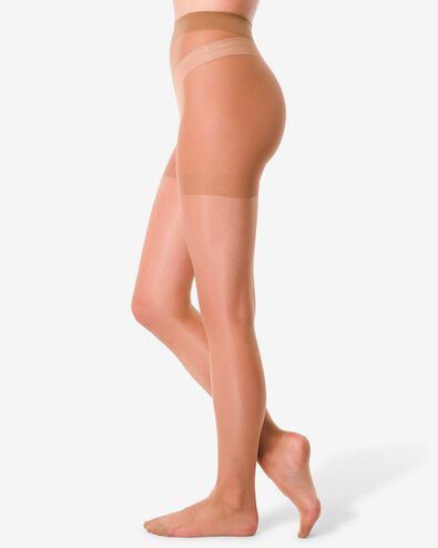 2 collants brillants 15 deniers naturel - 1000000760 - HEMA